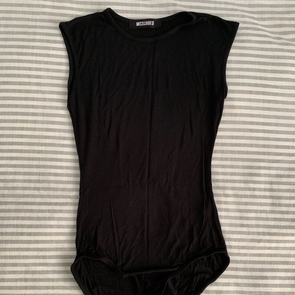 Missguided Black Bodysuit